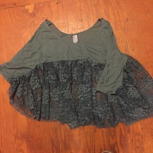 Vintage Free People Lace Top